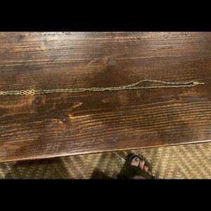 Long Blue/Gold Necklace